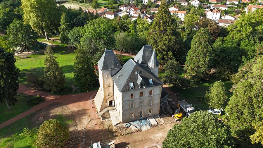 Démolition en cours